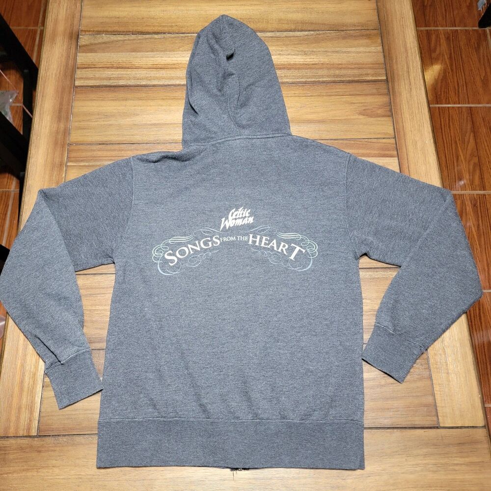 Celtic Woman Full Zip Black Hooded Jacket "Songs From The Heart" - Size Small